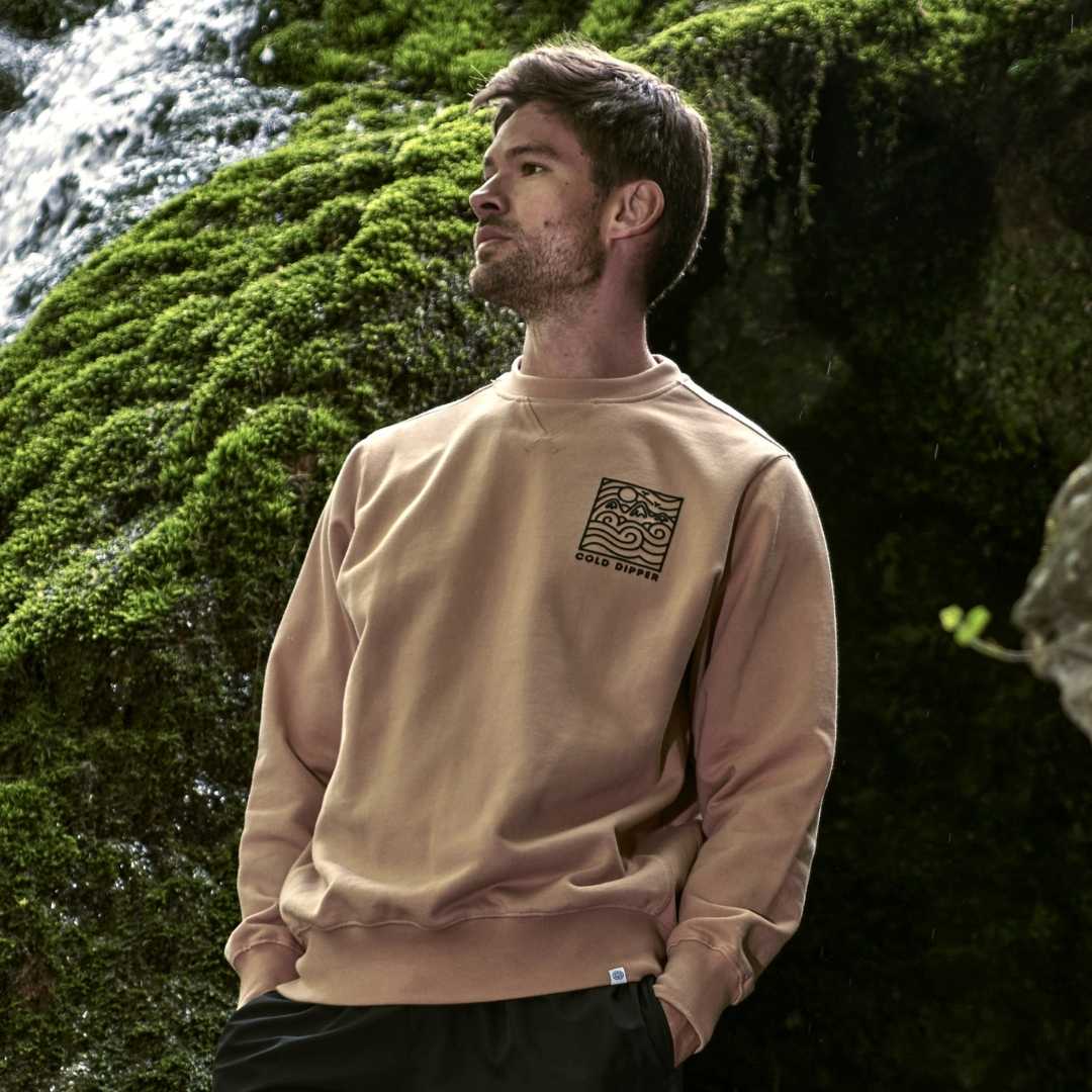 Men's Cold Dipper Coral Sweatshirt