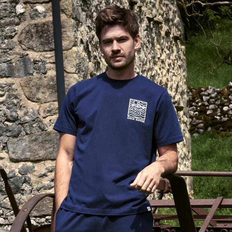 Men's Cold Dipper Navy T-Shirt