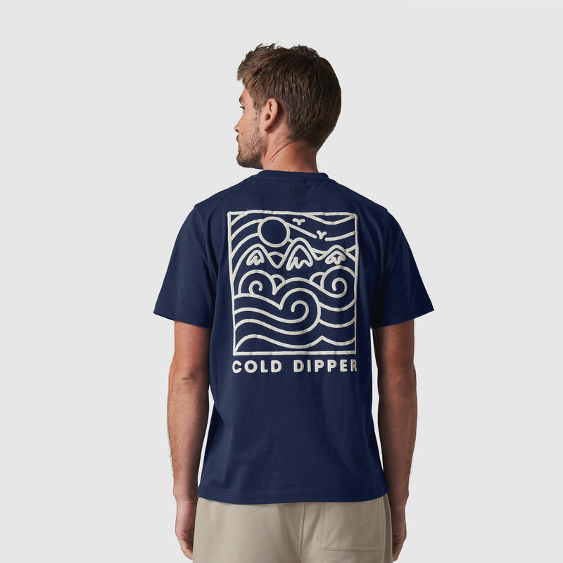 Men's Cold Dipper Navy T-Shirt