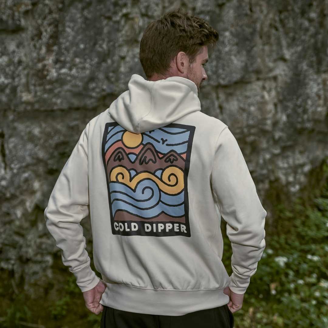Men's Cold Dipper Off White Hoodie