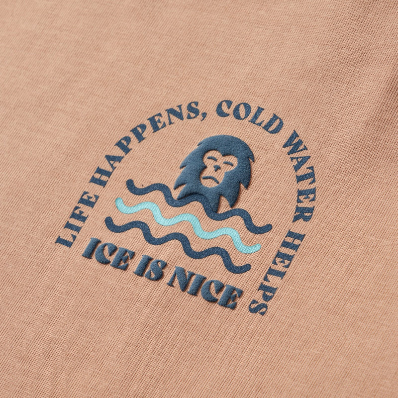 Men's Life Happens Cold Water Helps Coral T-Shirt