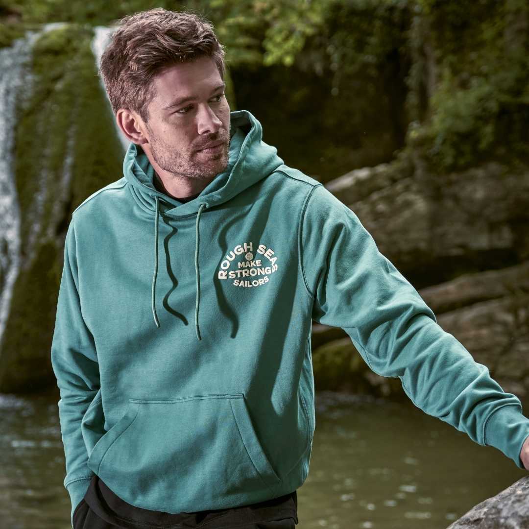 Sea green hoodie sale