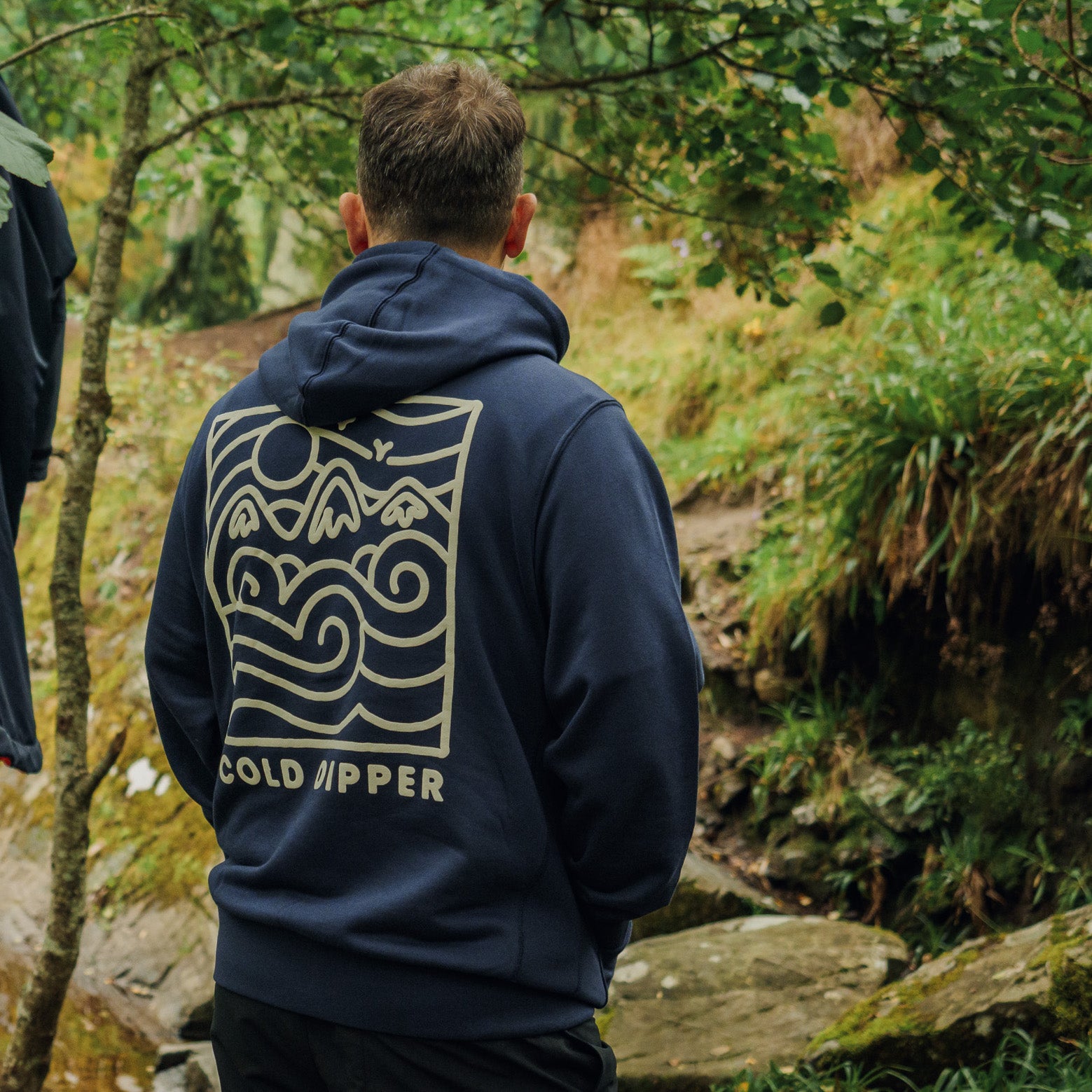 Men's Cold Dipper Navy Hoodie