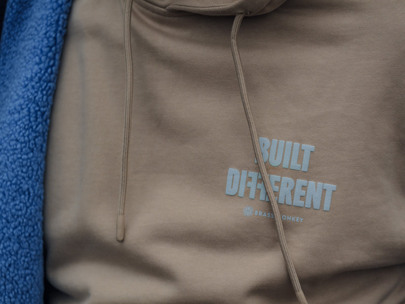 Men's Built Different Clay Hoodie