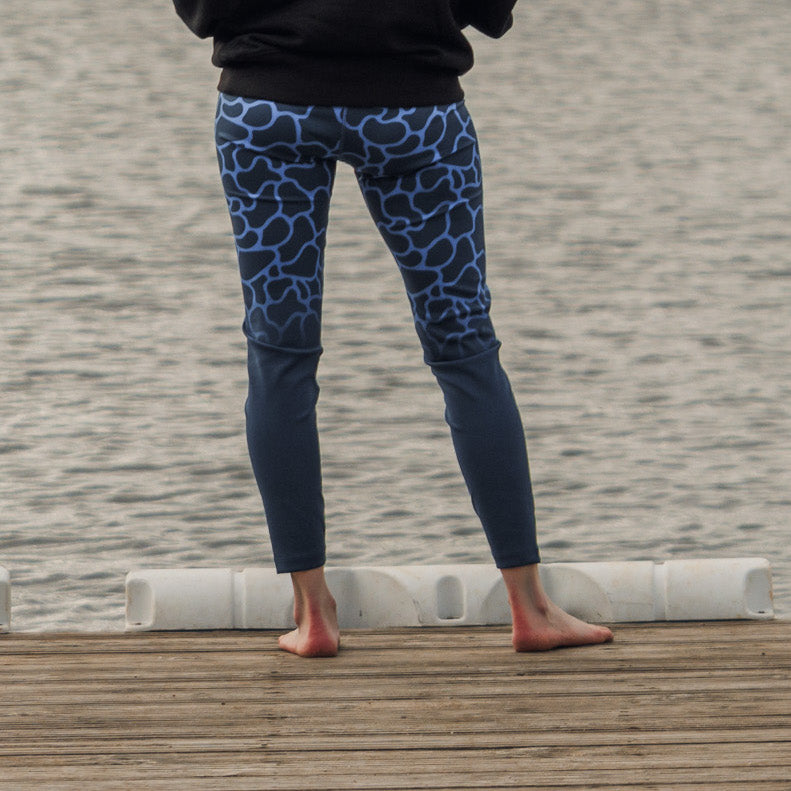 Women's Brass Monkey Water Design Leggings