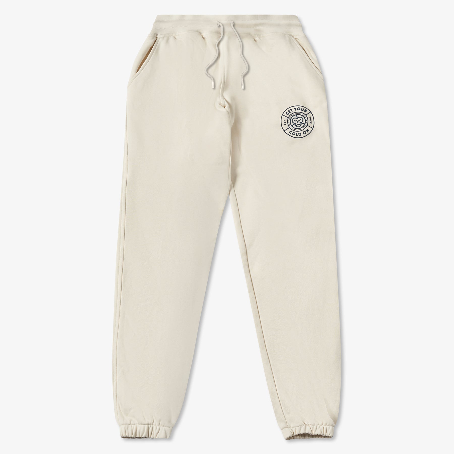 Unisex Get Your Cold On Off White Joggers