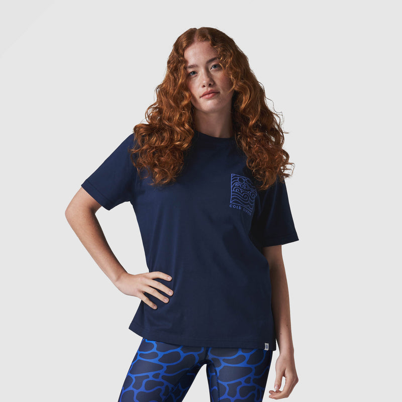 Women's Cold Dipper Navy T-Shirt